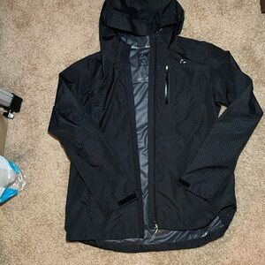 Paradox Black Jacket with Subtle Pattern